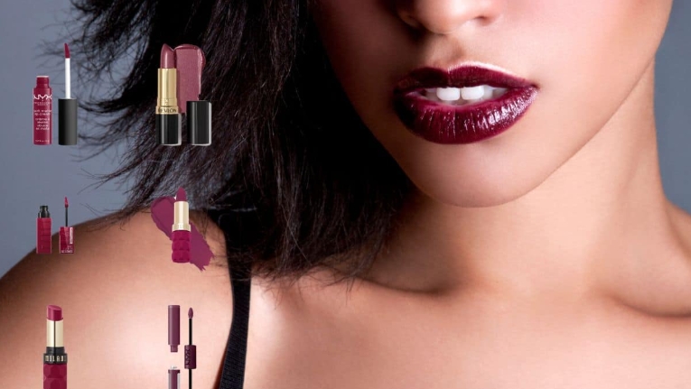 plum lipstick