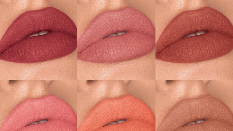 peach lipstick