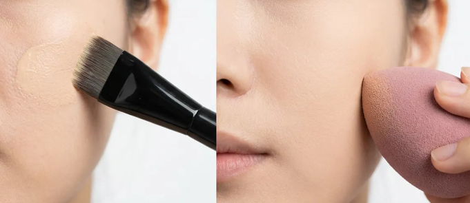 Makeup Sponge vs Brush for Beginners